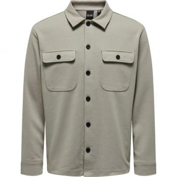 Only & Sons New Kodyl Vintage Khaki Overshirt Long Sleeve Shirt