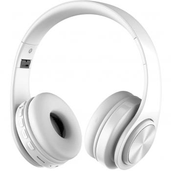 Alitoo Auriculares Bluetooth Inalámbricos,Wireless Over Ear Headphones Estéreo Plegables con Micrófono Cancelación de Ruido Diadema para Computadoras portátiles, Tabletas, PC, Smartphone,TV