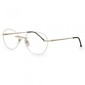 Oval Rimless Metal Dorados Gafas Recetadas para Hombre - Gafas Anti-Azules - SmartBuy Collection