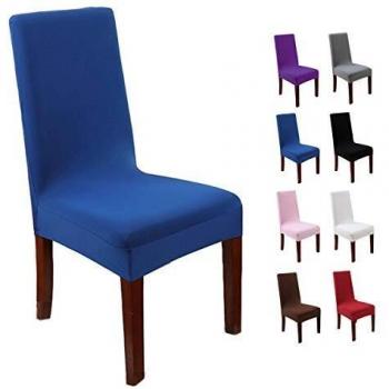 KAILH Fundas para Sillas de Comedor, Fundas Protectoras para Sillas, Funda para Silla Desmontable, Flexible y FÁCil de Limpiar,Adecuado para el Hogar, Restaurante, Bar