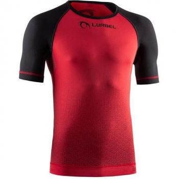 Camiseta de trail Lurbel Spirit manga corta roja y negra - XL