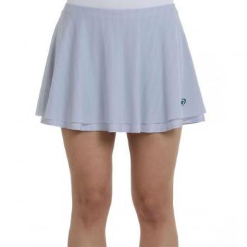 Falda de Padel Mujer Bullpadel Okab Gris Azulado