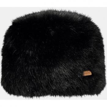 Barts Women's Josh Black Cozy Faux Fur Beanie Hat - One Size