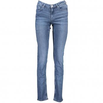 Gant Slim-fit Faded Blue Polyester Jeans & Pant - W27 | L34