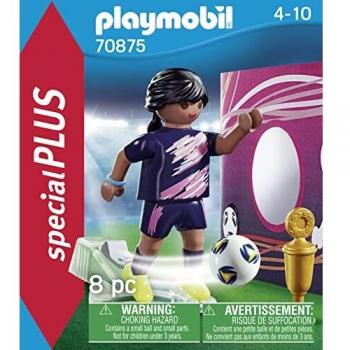 Playmobil Special Plus 70875 - Futbolista con Muro de Gol