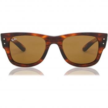 Ray-Ban RB0840SF Mega Wayfarer Asian Fit 954/33 Anteojos de Sol para Hombre Tortoiseshell