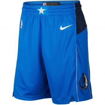Pantalón corto de hombre Nike Dallas Mavericks Icon Edition NBA Swingman - Azul
