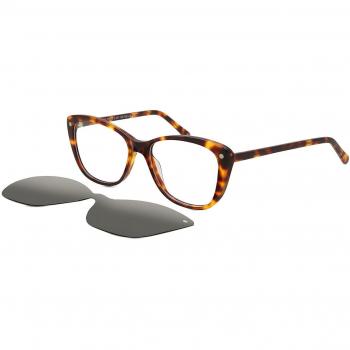 Cat Eye Clip-On TR90 Tortoiseshell Gafas Recetadas para Mujer - Gafas Anti-Azules - SmartBuy Collection