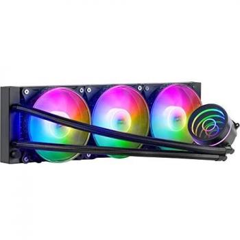 Mars Gaming ML-ONE360 Negro, Refrigeración Líquida CPU, TDP 550W, Espejo Infinito, 3 Ventiladores FRGB