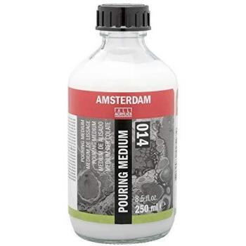 Médium de Lissage Pouring Amsterdam 250 ml - Pintura Acrílica Autolijadora