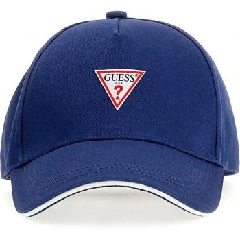 Gorra Guess Triangle azul ajustable con snapback para hombre