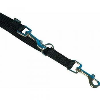 Trixie Premium Adjustable Leash Black - Size L-XL: 200 cm x 2.5 cm