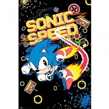 Póster de Velocidad Sonic - 91.5x61 cm