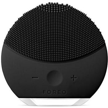 FOREO LUNA mini 2 Midnight Silicone Facial Cleansing Brush for All Skin Types, 3-zone Brush Head, Ultra-hygienic, T-Sonic Massage, 8 Intensities, 300 uses/ Charge, Waterproof, 2-year Warranty