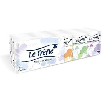 Le Trèfle - Pañuelos, paquete con 15 unidades