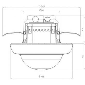 DALI-2 Presence Detector with DALI Application Controller - PD4N-M-DACO