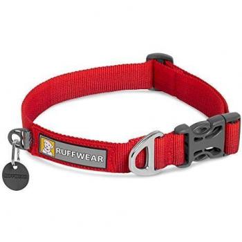 Ruffwear Front Range Dog Collar, Red - Size: 20-26 - Unisex