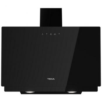 Teka DVN 77050 TTC BK Campana Decorativa de Pared, 70cm, Color Negro, Nivel de Ruido 64 dB, Capacidad de Extracción Máxima de 485 m³/h, Cl