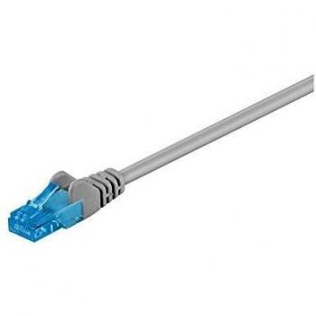 Cable de conexión U/UTP CAT 6A Goobay, gris, 50 m