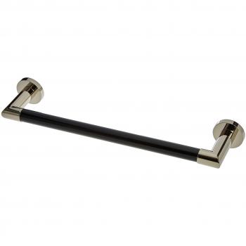 Pomdor - Toallero pure pvd niquel brillo - negro heritage