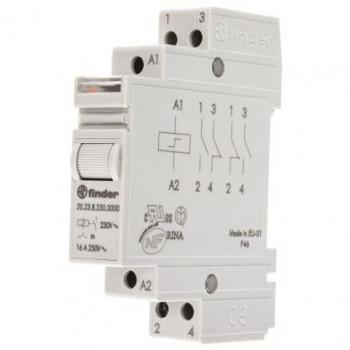 Telerruptor Bipolar 110Vac 16Amp 1NA/1NC Carril DIN - Finder