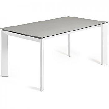 Kavehome mesa extensible axis 140200x90 blanco sobre hydra