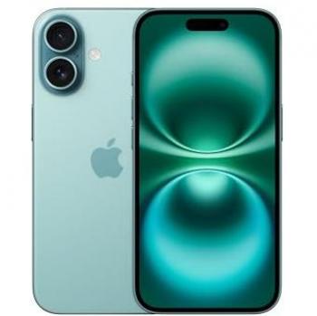 Apple iPhone 16 256GB Teal, Smartphone 5G, Pantalla Super Retina XDR de 6.1, Chip A18 Bionic, iOS, Compatible con AirPods, Color Verde Azulado