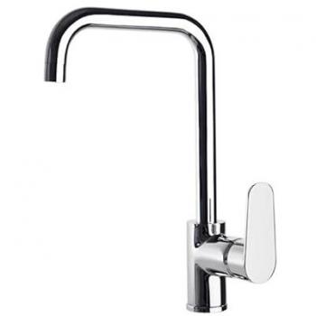 Grifo de Lavabo Monomando Cromado Alexia con Sistema C2 de Ahorro de Agua