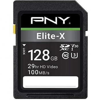 Tarjeta de Memoria PNY Elite-X SDXC 128GB UHS-I Clase 10 100MB/s