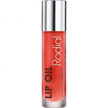 Rodial Plumping Collagen Lip Oil - Sugar Coral 4ml, Vegan Collagen-Infused Lip Oil with Macadamia and Jojoba Oil, Deep Hydration for Fuller-Looking Pout, Ultra-Nourishing Formula for Sil