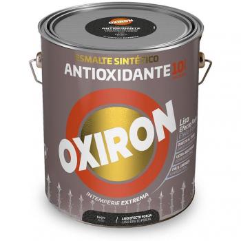 Esmalte Sintético Metálico Antioxidante Oxiron Liso Efecto Forja Negro 4L Titan 5809095