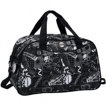 Movom Bolsa de Viaje, Diseño Comic, Color Negro, 27.72 Litros