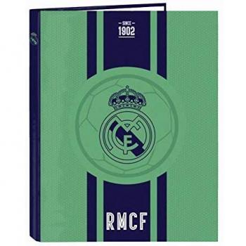 Safta carpeta con folios4 anillas de real madrid 265x330 mm 2
