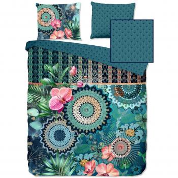 Funda de edredón Valdez 200x200/220 cm HIP - Azul, incluye 2 fundas de almohada