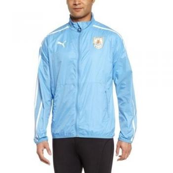 PUMA URUGUAY WALKOUT - Chaleco de fútbol para hombre, color azul, talla L