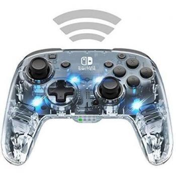 PDP Mando Afterglow Deluxe Wireless Nintendo Switch, Normal, Gris