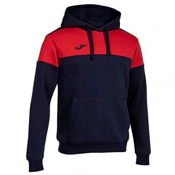 Sudadera con Capucha Joma Crew V Hombre Marino Rojo