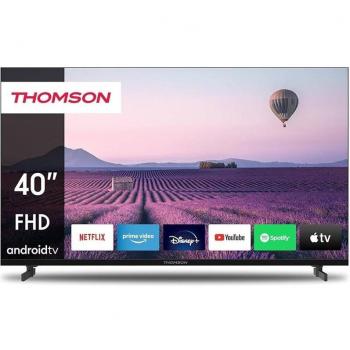 Televisor 40 Thomson FHD Smart Android 11 Sin Marco T2/C2S2 Blanco