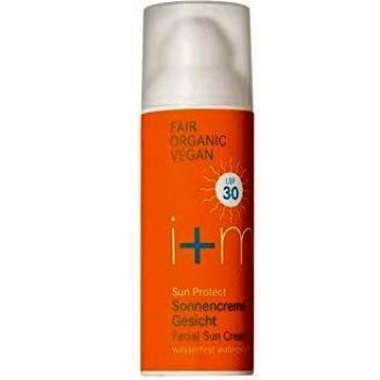 i+m - Protector solar - Crema solar para el rostro - Impermeable - FPS 30-50 ml