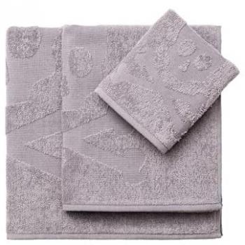 Set de toallas de baño calavera (tocador 30x50cm + manos 50x90cm + baño 70x140cm) 100% algodón gris Scalpers Home