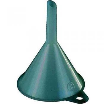 HDPE Universal Funnel 80 mm Diameter, Food Safe with Eyelet and Vent Ribs