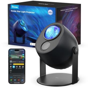 Proyector de Luz Estelar Govee H6093 RGBW con Wi-Fi y Bluetooth, Negro
