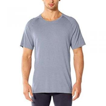 Icebreaker Motion sin costuras SS Crewe para hombre, lapis, color HTHR mineral, tamaño extra-large