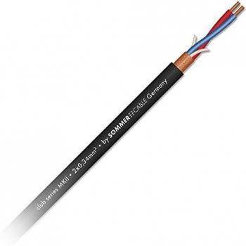 Cable del micrófono 2x0.34 100m bk CLUB