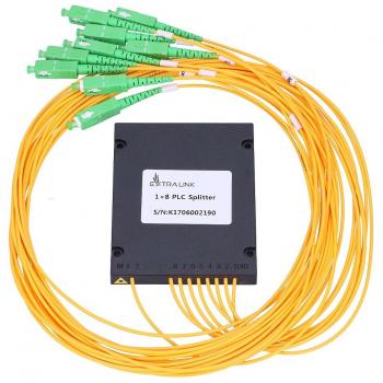 Extralink 1:8 PLC Splitter SC/APC 2.0MM 1.5M G657A ABS Module