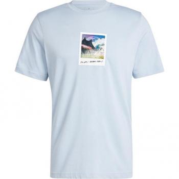 Camiseta adidas All Day I Dream About Hombre Manga Corta Azul Claro - S