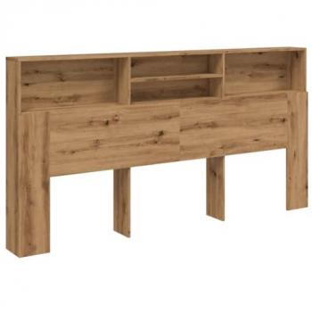 Cabecero Armario Madera Roble Artisan 200x19x103,5 cm Marrón