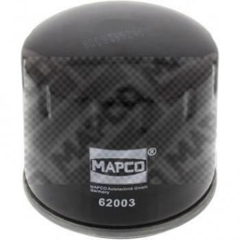 Filtro de aceite MAPCO 62003, tipo: Filtro de aceite, características: compatible con múltiples modelos de vehículos, diseño eficiente para filtración de impurezas, construcción duradera, fácil instalación