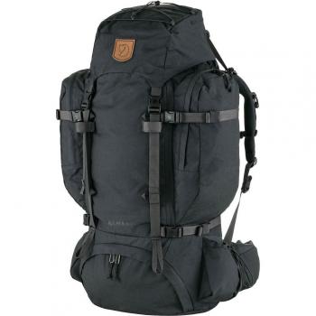 Mochila de trekking Fjällräven Kajka 75L M/L color negro carbón