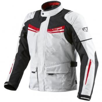 JET Chaqueta Moto Hombre Textil Impermeable con Armadura Aquatex
